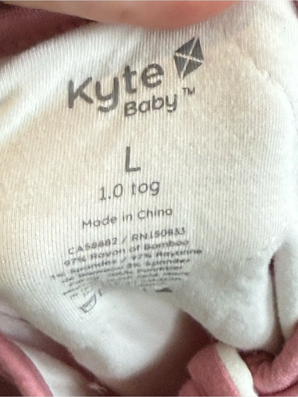 Kyte BABY sleep diagonal